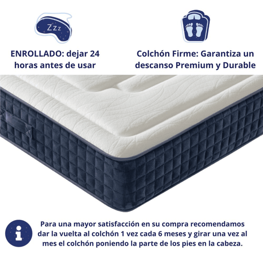 Colchão VIENA Viscoelástico (Altura: 22 cm)