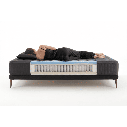Colchão Molas Ensacadas Black Spring Royal, 30 cm - 90X190 cm - Moonia