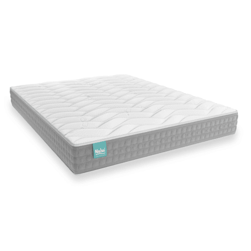 Colchão Viscoelástico Talaia Nalui reversível firmeza média com tecido stretch bambu Blanco