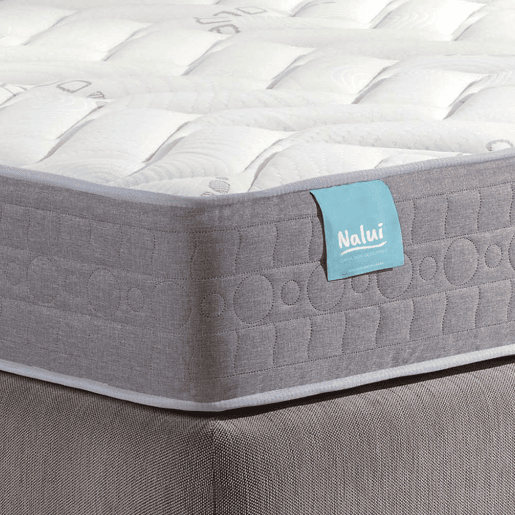 Colchão Viscoelástico Talaia Nalui reversível firmeza média com tecido stretch bambu Blanco