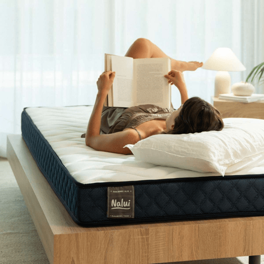 Colchão Viscoelástico Mulhacén DualSense Nalui tecido Aloe Vera e 3D respirável azul