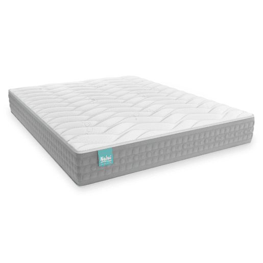 Colchão Viscoelástico Talaia Nalui reversível firmeza média com tecido stretch bambu Blanco