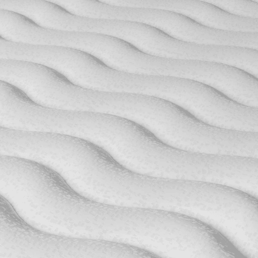 Colchão Viscoelástico Gredos Nalui reversível firmeza média com tecido stretch Blanco