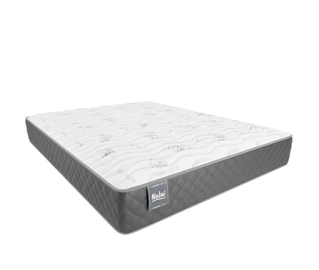 Colchón viscoelástico mulhacén dualsense nalui 200x200 multicapa con núcleo gravityfoam, firmeza alta, reversible, transpirable.