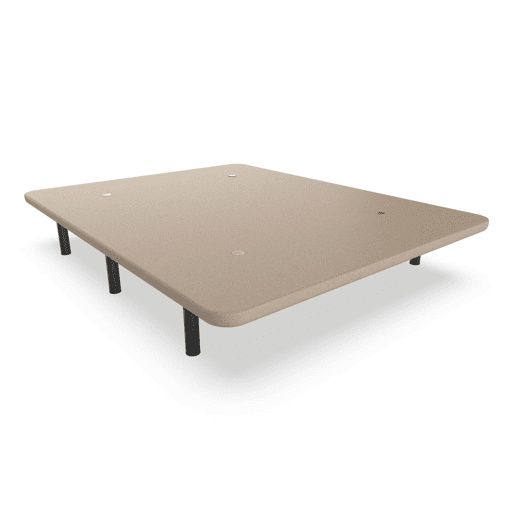 Base Estofada Nalui em aço com pés de 25 cm e 5 barras transversais Beig Base Estofada Nalui em aço com pés de 25 cm e 5 barras transversais Beig