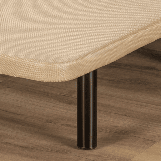 Base Estofada Nalui em aço com pés de 25 cm e 5 barras transversais Beig Base Estofada Nalui em aço com pés de 25 cm e 5 barras transversais Beig