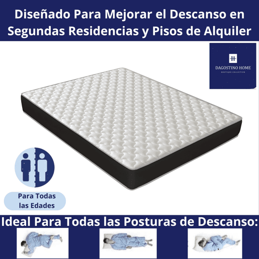 Colchão Elegance Viscoelástico Gama alta, Altura 18 cm