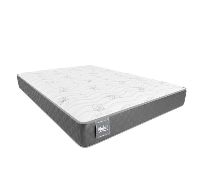 Colchón viscoelástico mulhacén dualsense nalui 150x180 multicapa con núcleo gravityfoam, firmeza alta, reversible, transpirable.