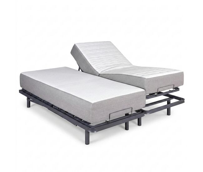 Cama abatible vertical hausbed de matrimonio 180x190 en color blanco con sistema de apertura suave y estructura reforzada