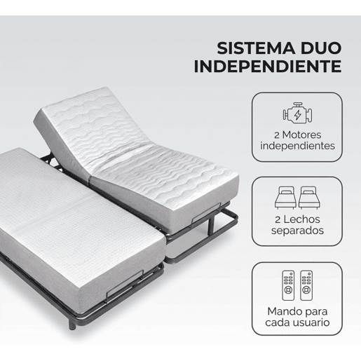 Cama rebatível vertical Hausbed de casal 180x200 em branco com sistema de abertura suave e estrutura reforçada