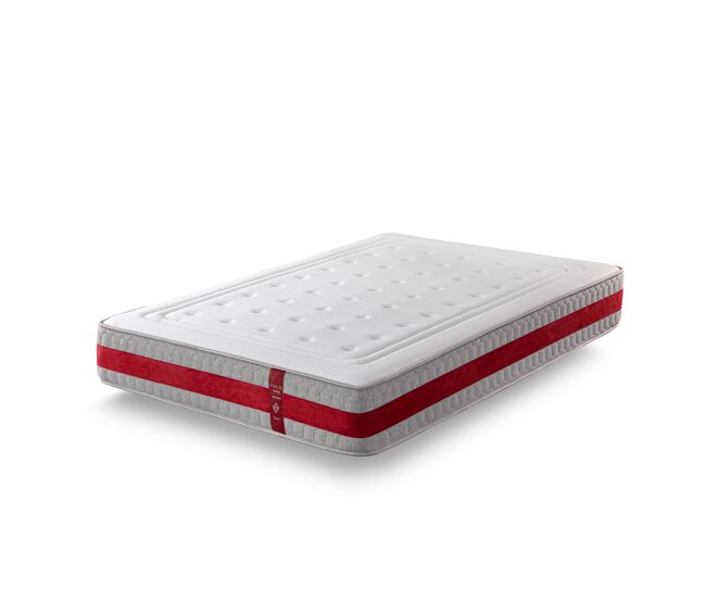 Colchón viscoelástico 140x200 cm ruby flex - altura +/- 26 cm - firmeza media - gran adaptabilidad - espuma flexcel - cara invierno/verano