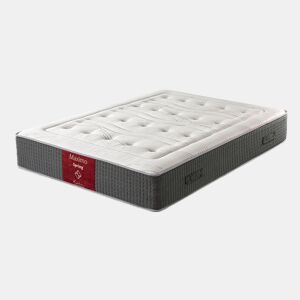 Colchão Premium de molas 200x200 cm Maximo Spring - Espessura +- 30 cm - Firmeza média - Reversível - Tecido Maximo Stretch - Espuma viscoelástica