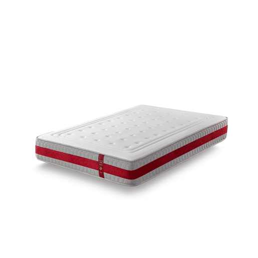 Colchão de molas ensacadas80x200 cm Ruby Spring - Altura +- 25 cm - Firmeza média - Espuma viscoelástico - Excelente adaptabilidade