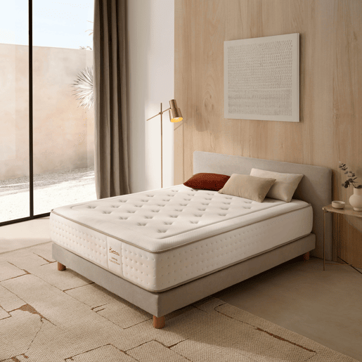 Colchão Molas ensacadas 90x180 cm Tardi - Altura +- 30 cm - Firmeza médiaalta - Tecnologia híbrida com espuma viscoelástica - Adaptabilidade única