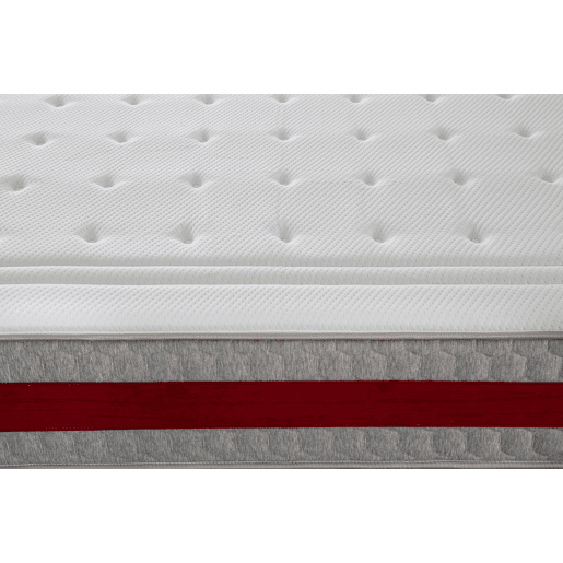 Colchão viscoelástico 105x190 cm Ruby Flex - Altura +- 30 cm - Firmeza média - Alta adaptabilidade - Espuma FlexCel - Lado invernoverão