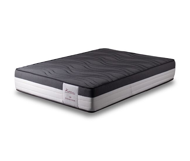 Colchón viscoelástico 100x200 cm fluente - altura +/- 30 cm - firmeza media - adaptabilidad excelente - cara invierno/verano - diseño exclusivo