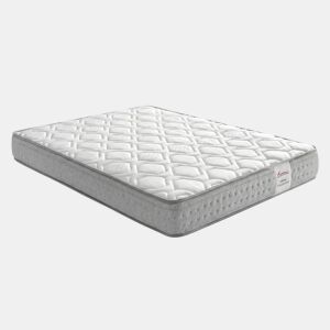 Colchão de molas ensacadas 200x200 cm Mattina - Altura +- 20 cm - Tecnologia híbrida com espuma viscoelástica - Excelente adaptabilidade