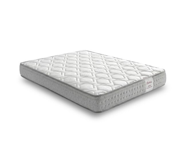 Colchón de muelles ensacados 90x190 cm mattina - altura +/- 20 cm - tecnología híbrida con espuma viscoelástica de alta densidad - gran adaptabilidad