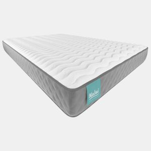 Colchão viscoelástico Gredos Nalui ±21cm Firmeza média com tecido elástico. Reversível: Fabricado em Espanha Blanco