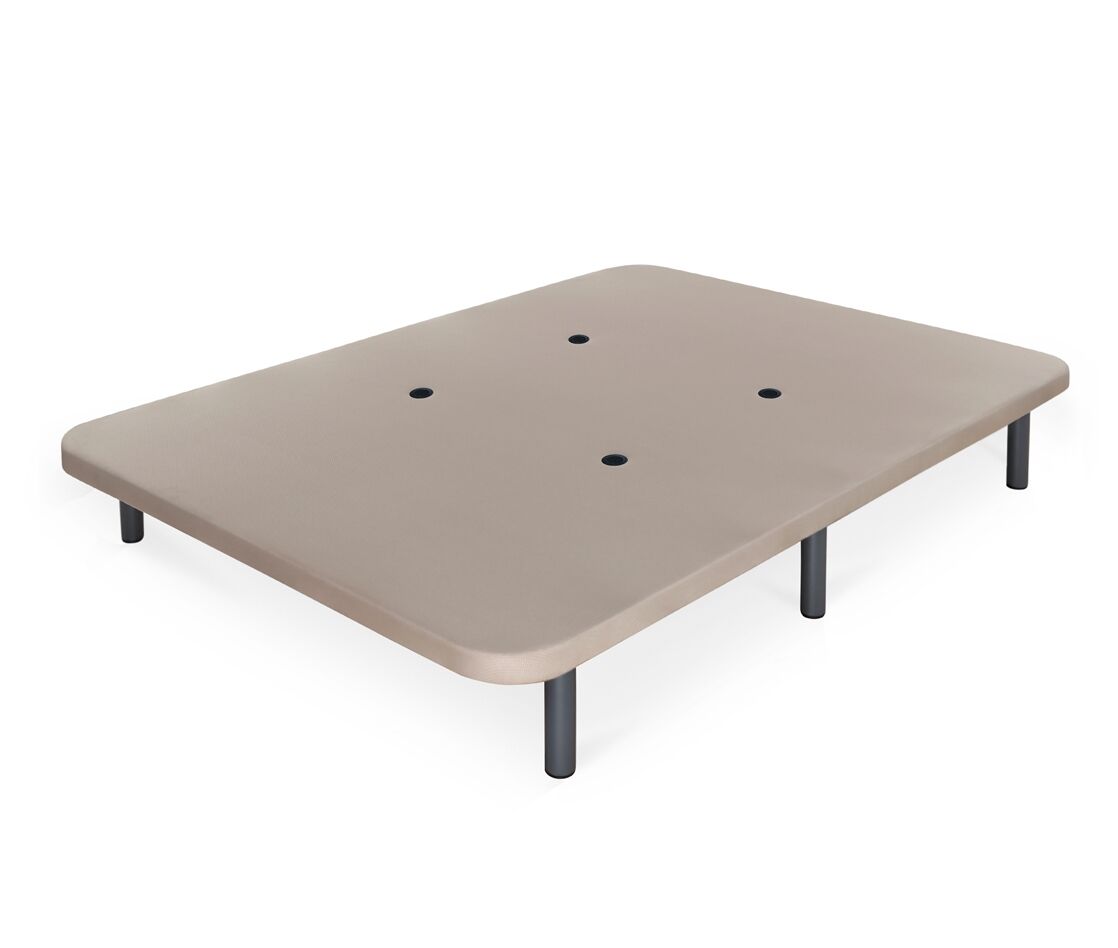 Base tapizada reforzada con válvulas de aireación y 6 patas