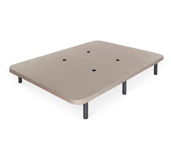 Dormidan - base tapizada reforzada con válvulas de aireación y 6 patas incluidas, 105x190cm.
