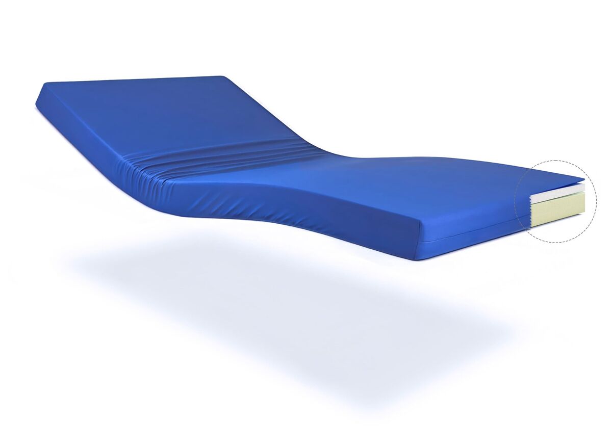 Colchón Clínico Eliocel y Viscoelástica con Funda Cremallera