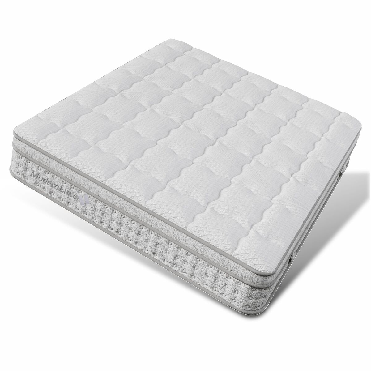 Colchón híbrido de muelles ensacados 90x200 cm - 7 zonas, h3 firmeza, 25 cm espuma fría, ergonómico, alta transpirabilidad, oeko-tex, elasticidad