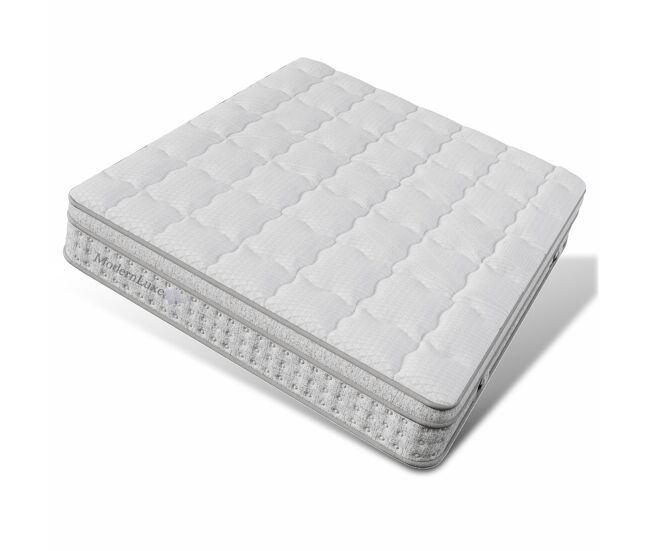 Colchón híbrido de muelles ensacados 90x200 cm - 7 zonas, h3 firmeza, 25 cm espuma fría, ergonómico, alta transpirabilidad, oeko-tex, elasticidad