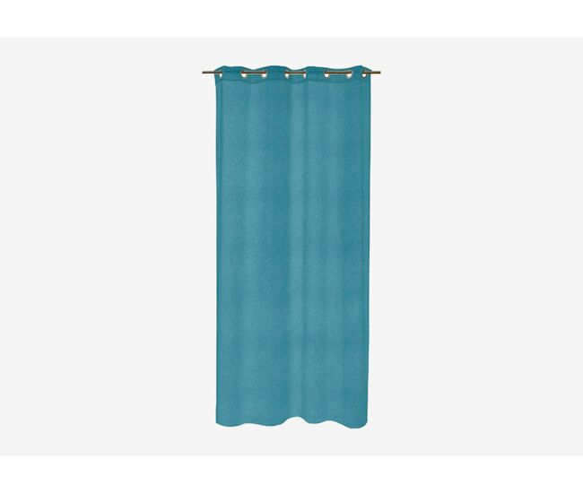 Visillo colin poliéster 140x250cm azul