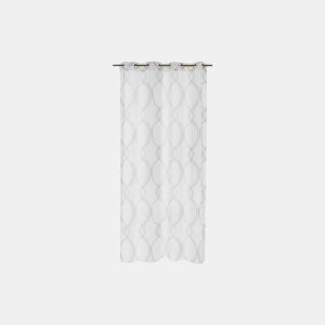 Cortina VOLUTES 140x250cm cor branca