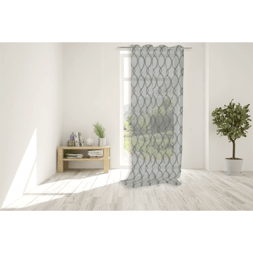 Cortina VOLUTES 140x250cm cor cinza Cortina VOLUTES 140x250cm cor cinza
