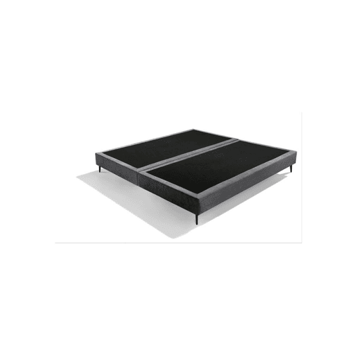 Base LOUVRE 90x190 tecido cinza SOMNALIS PREMIUM