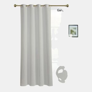 Cortina ollados GARONA 140x260cm cinzento
