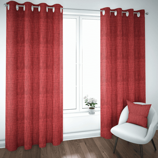 cortina LONETA 140x260cm cor granate
