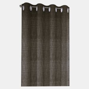 cortina LONETA 140x260cm cor cinza escuro