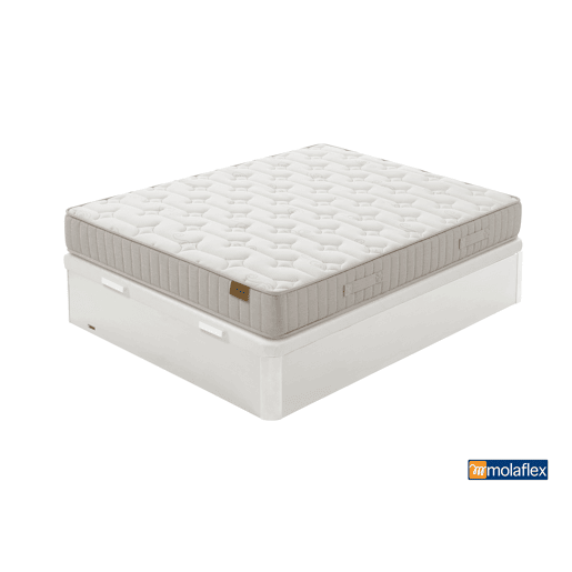 Pack POCKET SENSE PRO cor branco MOLAFLEX 160x200cm