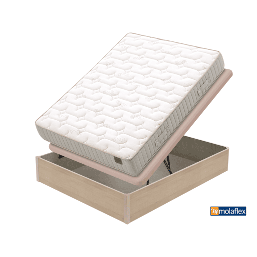 Pack POCKET SENSE PRO cor natural MOLAFLEX 140x190cm Pack POCKET SENSE PRO cor natural MOLAFLEX 140x190cm