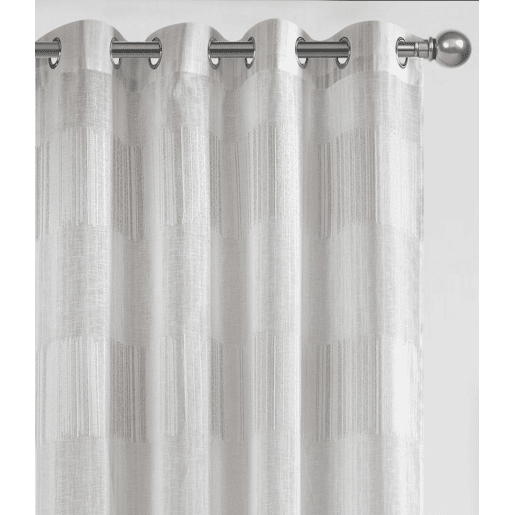 Cortina transparente EGIO 140x260cm cor cinza