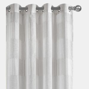 Cortina transparente EGIO 140x260cm cor cinza