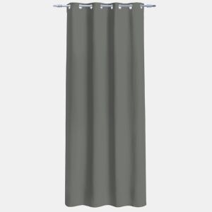 Cortina de poliéster BLACKOUT NIGHT 135x260cm cor cinza
