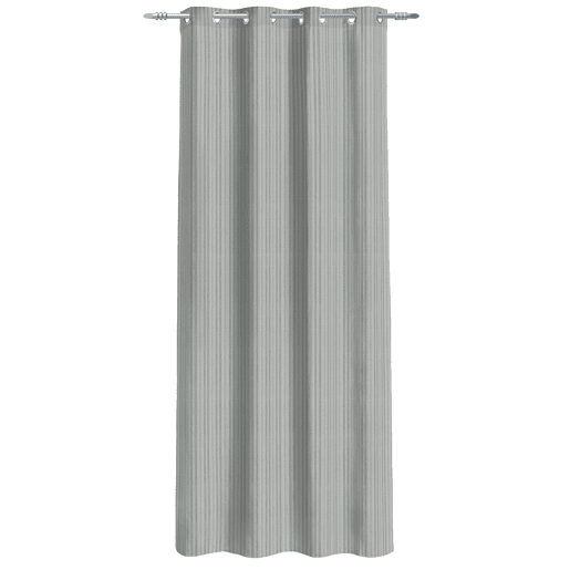 Cortina de rede de poliéster BASE 135x260cm cor cinzenta