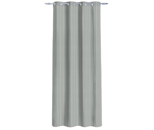 Visillo poliéster base 135x260cm color gris
