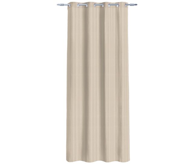 Visillo poliéster base 135x260cm color natural