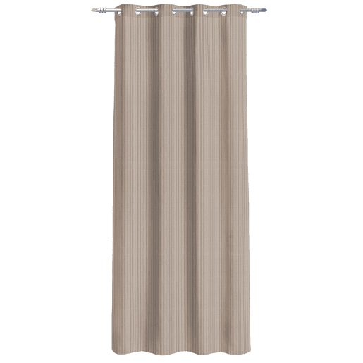 Cortina de rede de poliéster BASE 135x260cm cor taupe