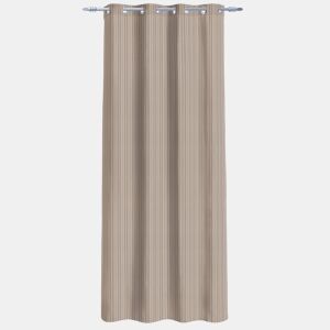 Cortina de rede de poliéster BASE 135x260cm cor taupe