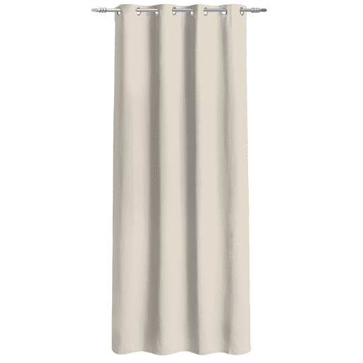 Cortina de rede de poliƩster NENI 135x260cm cor branca Cortina de rede de poliƩster NENI 135x260cm cor branca