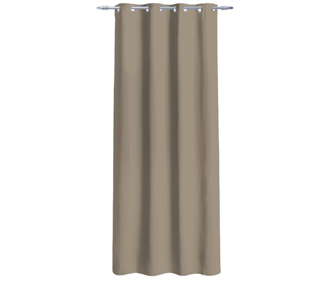 Visillo poliéster neni 135x260cm color taupe