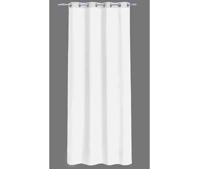 Visillo poliéster gloria 135x260cm color blanco