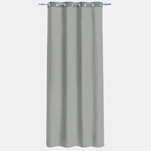 Cortina de rede de poliéster GLORIA 135x260cm cor cinza