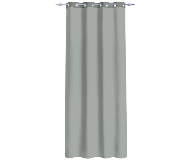 Visillo poliéster gloria 135x260cm color gris